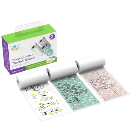 myFirst Camera Insta Wi Thermal Sticker Colorful Patterns